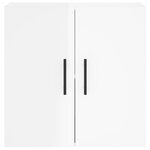 vidaXL Armoire murale Blanc brillant 60x31x60 cm Bois d'ingénierie