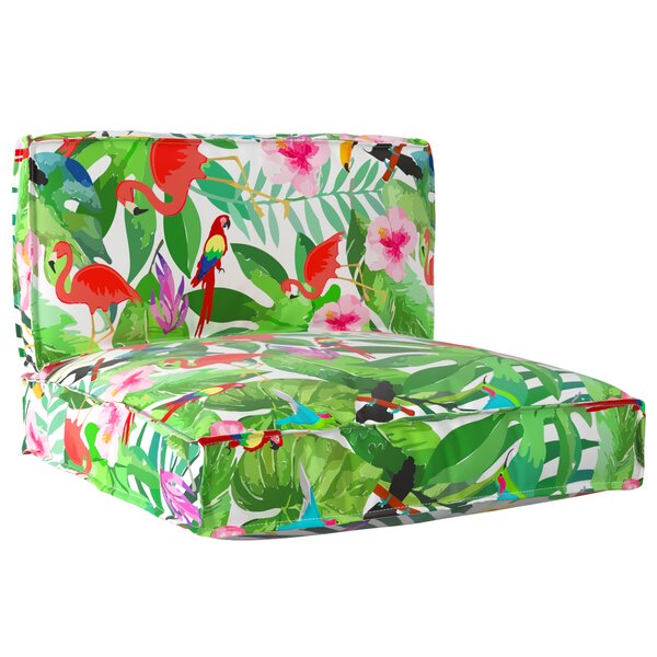 vidaXL Ensemble de coussins de palette 2 pièces Multicolore en tissu Oxford