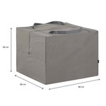 Madison Housse de coussins d'extérieur 80 x 80 x 60 cm Gris