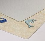 Tapis enfant MONDE 120 x 160 cm - Beige