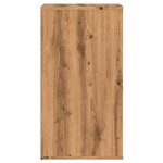 vidaXL Commode d'angle chêne artisanal 40x41x76 cm bois d'ingénierie