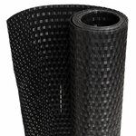 vidaXL Paravents de balcon 5 Pièces noir 255x19 cm résine tressée