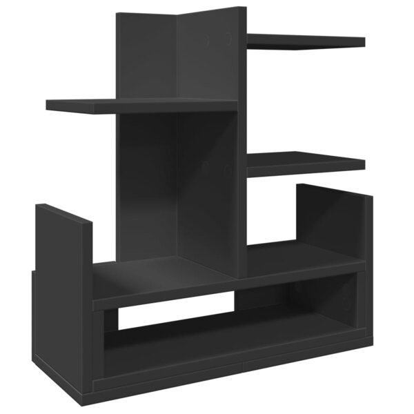 Organisateur armoire de bureau 49 x 20 x 52 5 cm bois d'ingénierie Black 02_0043574