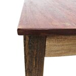 vidaXL Table à manger bois de récupération mélangé 82x80x76 cm