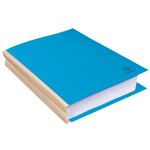 Paquet De 10 Chemises À Soufflet Dos Toilé Rock''s 320g/m2 - 24x32cm - Bleu - X 10 - Exacompta