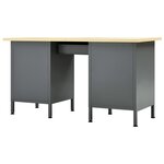 vidaXL Établi Noir 160x60x85 cm Acier