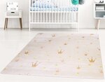 Tapis enfant Crown 80 x 150 cm - Blanc