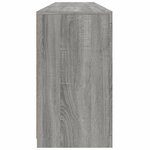 vidaXL Buffet avec lumières LED sonoma gris 181 5x37x67 cm