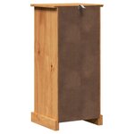 vidaXL Meuble de Salle de Bain "VIGO" avec Tiroir 37x34x80 cm Bois Massif Pin