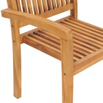 vidaXL Chaises de jardin 2 Pièces avec coussins à carreaux gris Teck