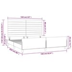 vidaXL Cadre de lit sans matelas gris clair 160x200 cm velours