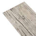 vidaXL Dalles de plancher PVC autoadhésif 5 21 m² 2 mm chêne délavé