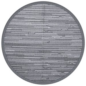 vidaXL Tapis d'extérieur gris Ø200 cm PP