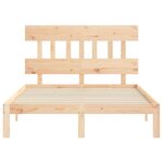 vidaXL Cadre de lit sans matelas 140x200 cm bois massif de pin