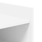 vidaXL Armoire à chaussures blanc 52x37 5x100 cm bois d'ingénierie