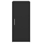 vidaXL Armoire à chaussures Noir 32x35x70 cm Bois d’ingénierie