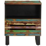 vidaXL Tables de chevet 2 Pièces 40x34x46 cm bois massif de récupération