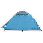 vidaXL Tente de camping à dôme 2 personne bleu imperméable