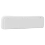 vidaXL Coussin de tête de lit blanc 200 cm similicuir