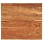 vidaXL Dessus de table 110x80x2 5cm rectangulaire bois massif d'acacia