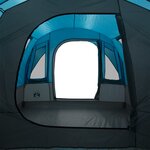 vidaXL Tente de camping tunnel 3 personnes bleu imperméable