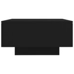 vidaXL Table basse Noir 90x60x31 cm Bois d’ingénierie
