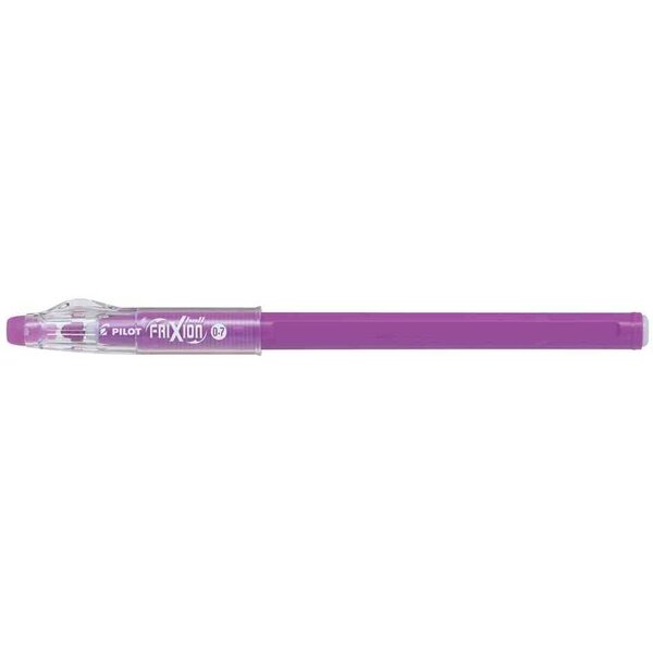 Stylo roller frixion ball sticks 07  mauve pilot