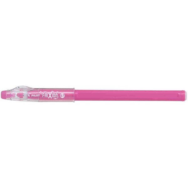 Stylo roller frixion ball sticks 07  rose pilot