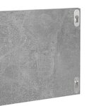 vidaXL Étagères murales 2 Pièces Gris béton 80x11 5x18 cm Aggloméré