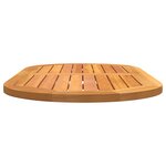 vidaXL Plateau de table 100x50x2.2 cm ovale en bois massif d'acacia