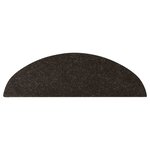 vidaXL Tapis d'escalier auto-adhésifs 10 Pièces anthracite 65x22 5x3 5 cm