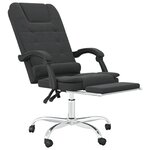 Fauteuil de massage inclinable de bureau informatique étude similicuir noir 02_0025413