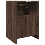 vidaXL Meuble d'évier chêne marron 40x37x59 cm bois d'ingénierie