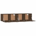 vidaXL Armoires murales 2Pièces Chêne brun 60x36 5x35cm Bois d'ingénierie