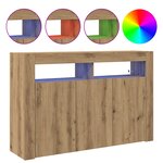 vidaXL Buffet Chêne artisanal Bois d'ingénierie 116 x 30 x 75 cm Buffet