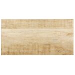 vidaXL Table à manger 120x60x76 cm Bois de manguier massif