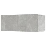 vidaXL Ensemble de meubles TV 5 Pièces Gris béton Bois d'ingénierie