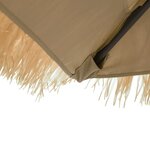 vidaXL Parasol de jardin avec mât en acier marron 288x288x225 cm