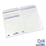 Lot de 200 Enveloppes à bulles PRO+ BLANCHES D/4 format 170x265 mm