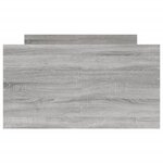 vidaXL Cadre de lit avec tiroirs sans matelas sonoma gris 90x200 cm