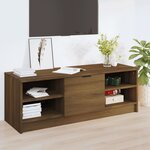 vidaXL Meuble TV Chêne marron 102x35 5x36 5 cm Bois d'ingénierie