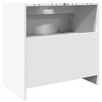 vidaXL Armoire d'évier blanc 59x37x59 cm bois d'ingénierie