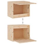 vidaXL Meubles TV 6 Pièces Bois massif de pin