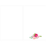 Carte Signature Spirale Fleurs - 11 5 X 17cm - Draeger paris