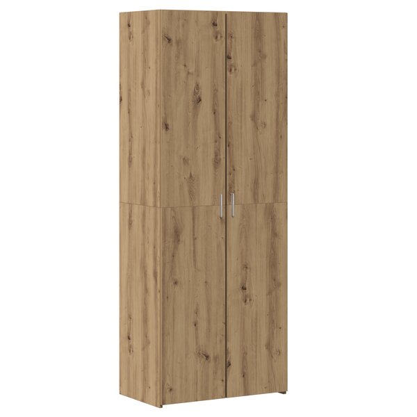 vidaXL Highboard artisan en chêne 70x42.5x185 cm en bois d'ingénierie