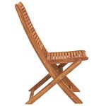 vidaXL Chaises de jardin pliantes lot de 6 51x66x95 cm bois d'acacia