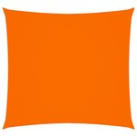 vidaXL Voile de parasol Tissu Oxford carré 2 5x2 5 m Orange