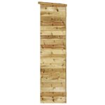 vidaXL Abri à outils de jardin 163x50x171 cm Bois de pin solide