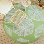 vidaXL Tapis d'extérieur vert Ø160 cm PP