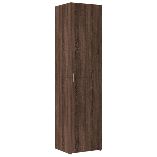 vidaXL Buffet haut chêne marron 45x42 5x185 cm bois d'ingénierie